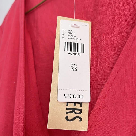 Brand: Anthropolgie Style: Coral wrap dress Size: XS - Picture 3 of 4